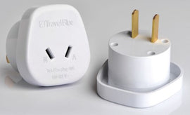 Travel Blue - Japan-USA-Canada-Taiwan-Thailand adaptor - White