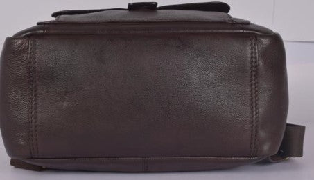 Colorado - 13811 Soft Large Leather Backpack 15in + Tablet - Brown