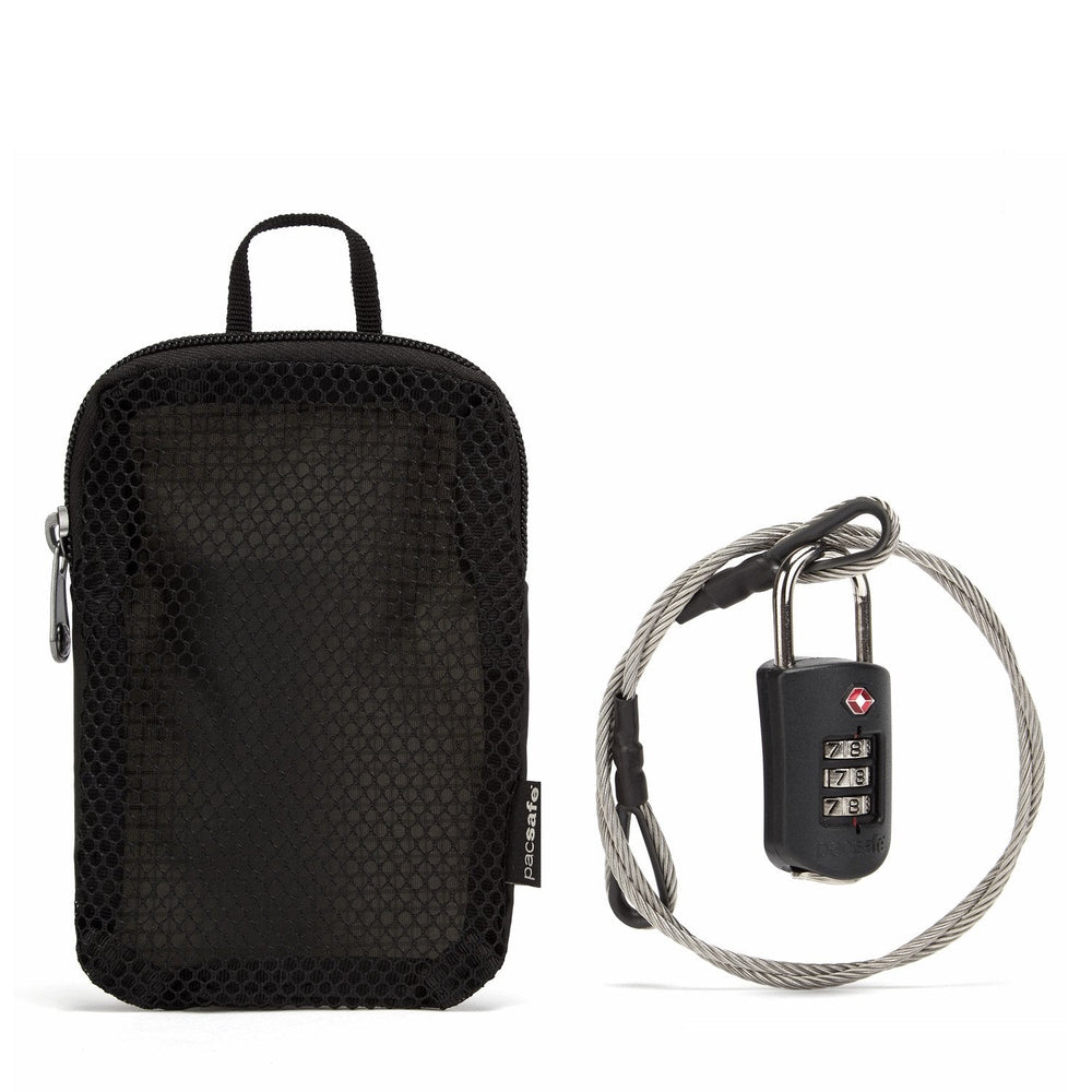 Pacsafe - Prosafe 1000 Combination Lock With Steel Cable - Black — Official product view (10261100)