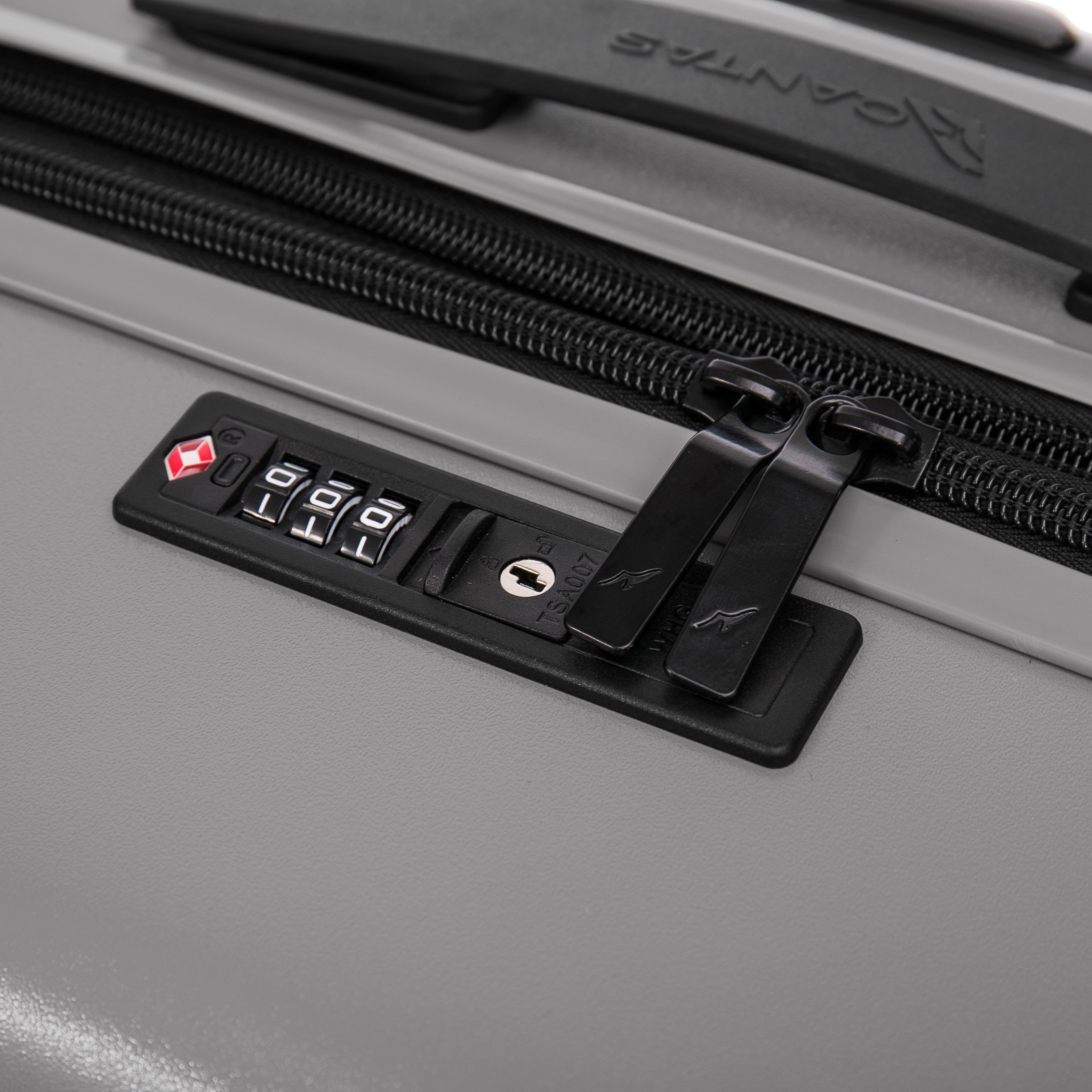 Qantas- QF250 ROME 66cm Medium spinner suitcase - Charcoal-11