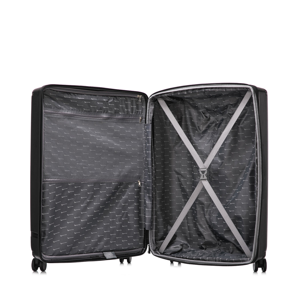 Qantas- QF250 ROME 76cm Large spinner suitcase - Black