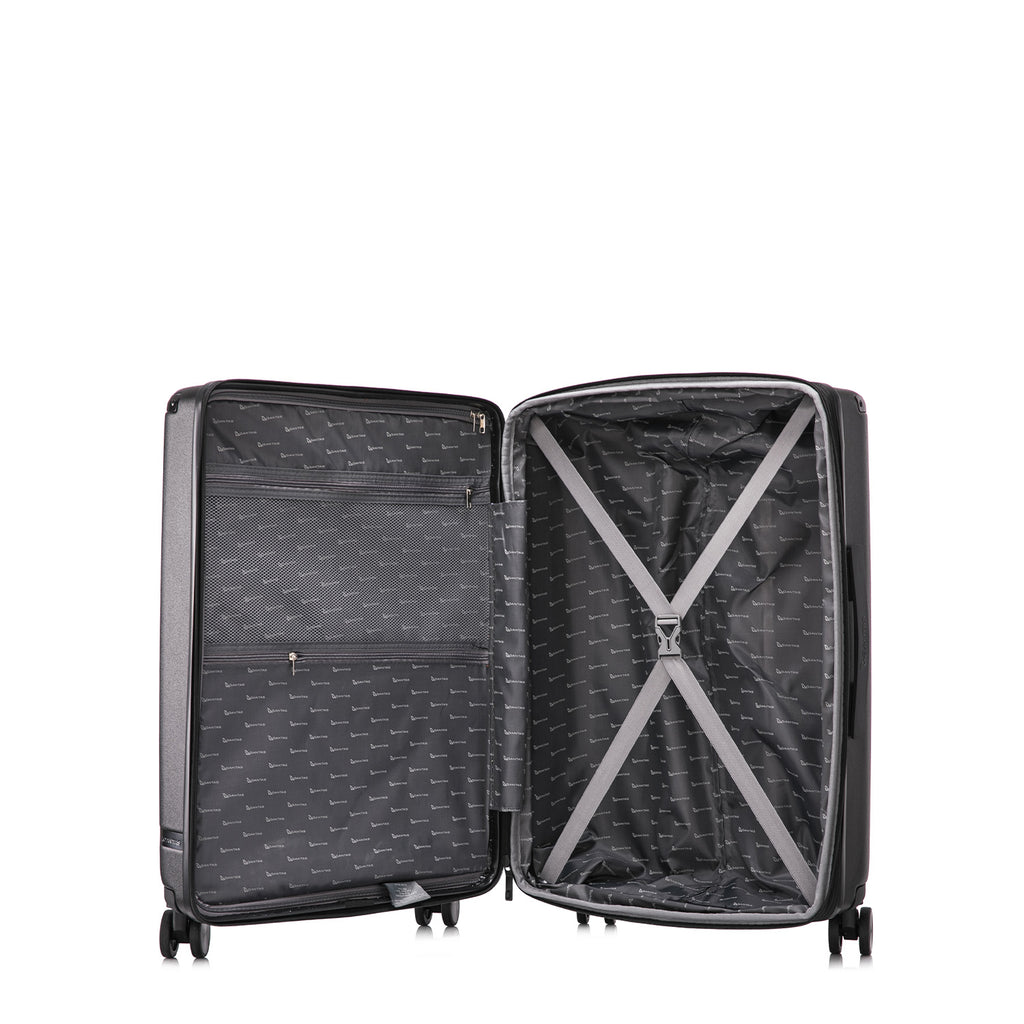 Qantas- QF250 ROME 66cm Medium spinner suitcase - Black