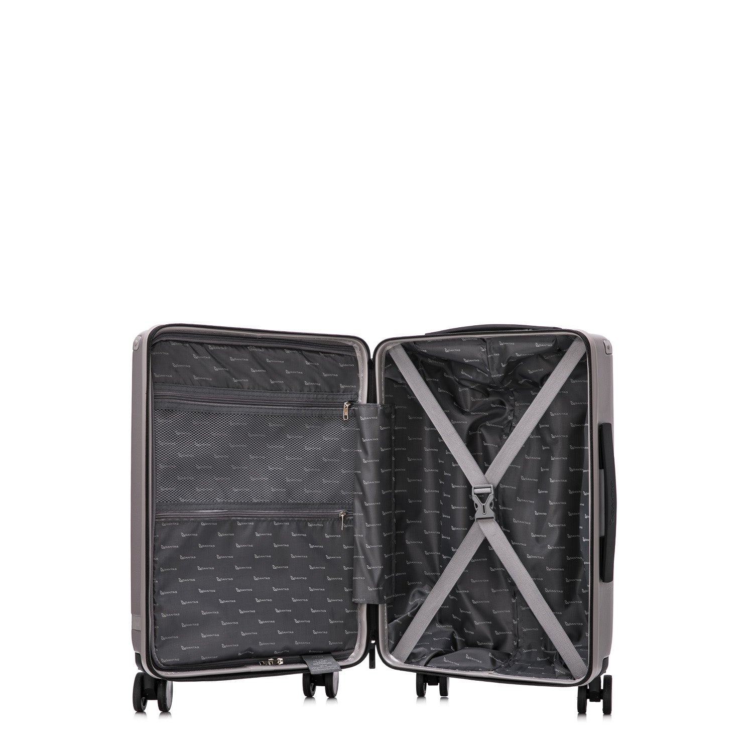 Qantas- QF250 ROME 56cm Small cabin spinner suitcase - Charcoal-14