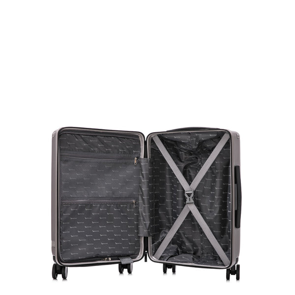 Qantas- QF250 Rome 56cm Small Cabin Spinner Suitcase - Charcoal