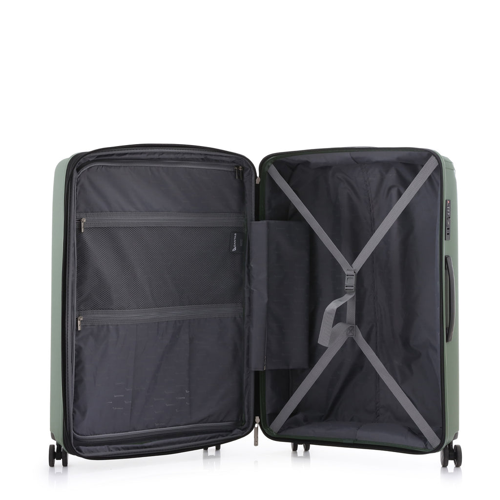 Qantas - QF270 New York Large 76cm Spinner suitcase - Green