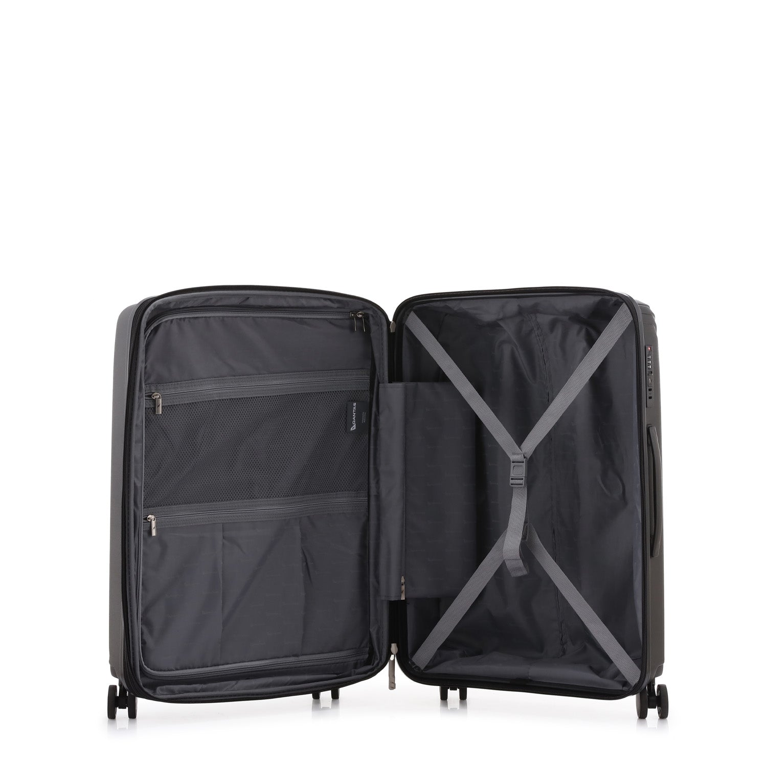 Qantas - QF270 New York Medium 66.5cm Spinner suitcase - Black-6