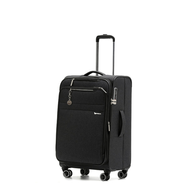 Qantas - QF400 69cm Medium Adelaide Soft sided spinner - Black