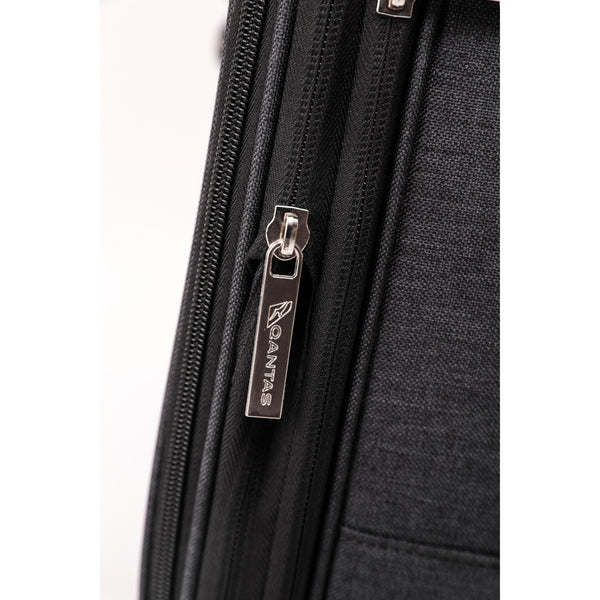 Qantas - QF400 69cm Medium Adelaide Soft sided spinner - Black