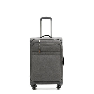Qantas - QF400 69cm Medium Adelaide Soft sided spinner - Grey