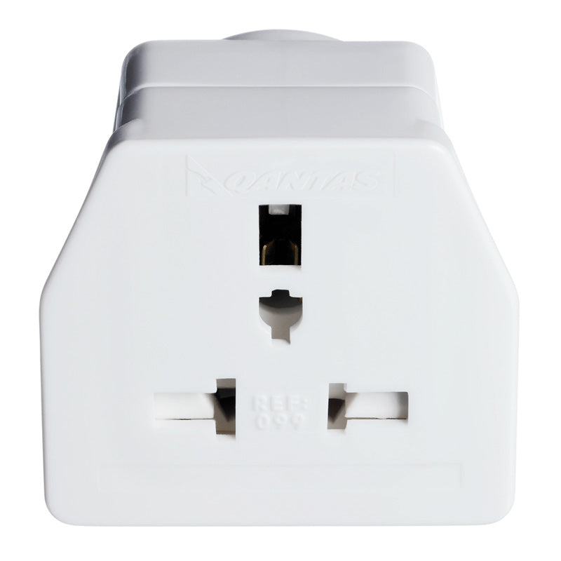 Qantas - Visitor To Au/nz Travel Adaptor - White