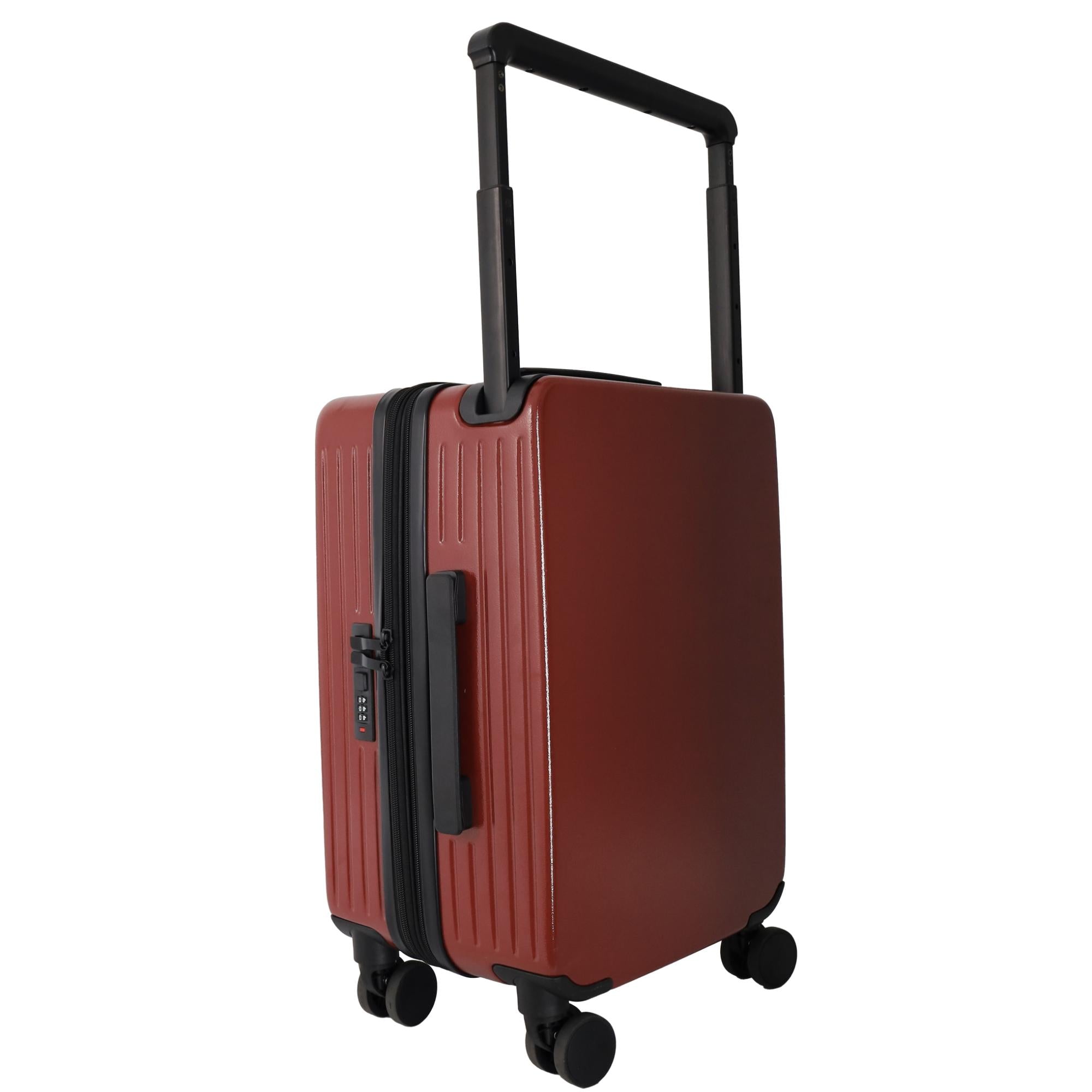 Reebok - RB01 Cabin wide Handle Spinner suitcase - Wine - 0