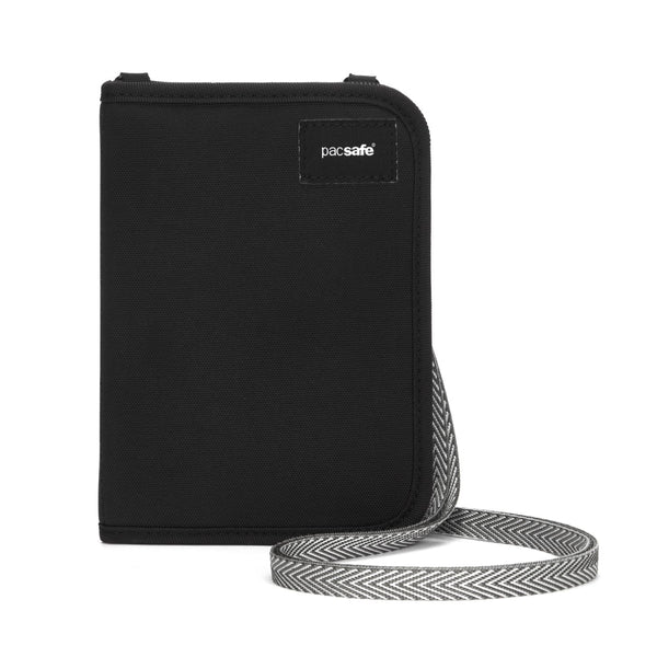 Pacsafe - RFIDsafe zip around wallet - Black