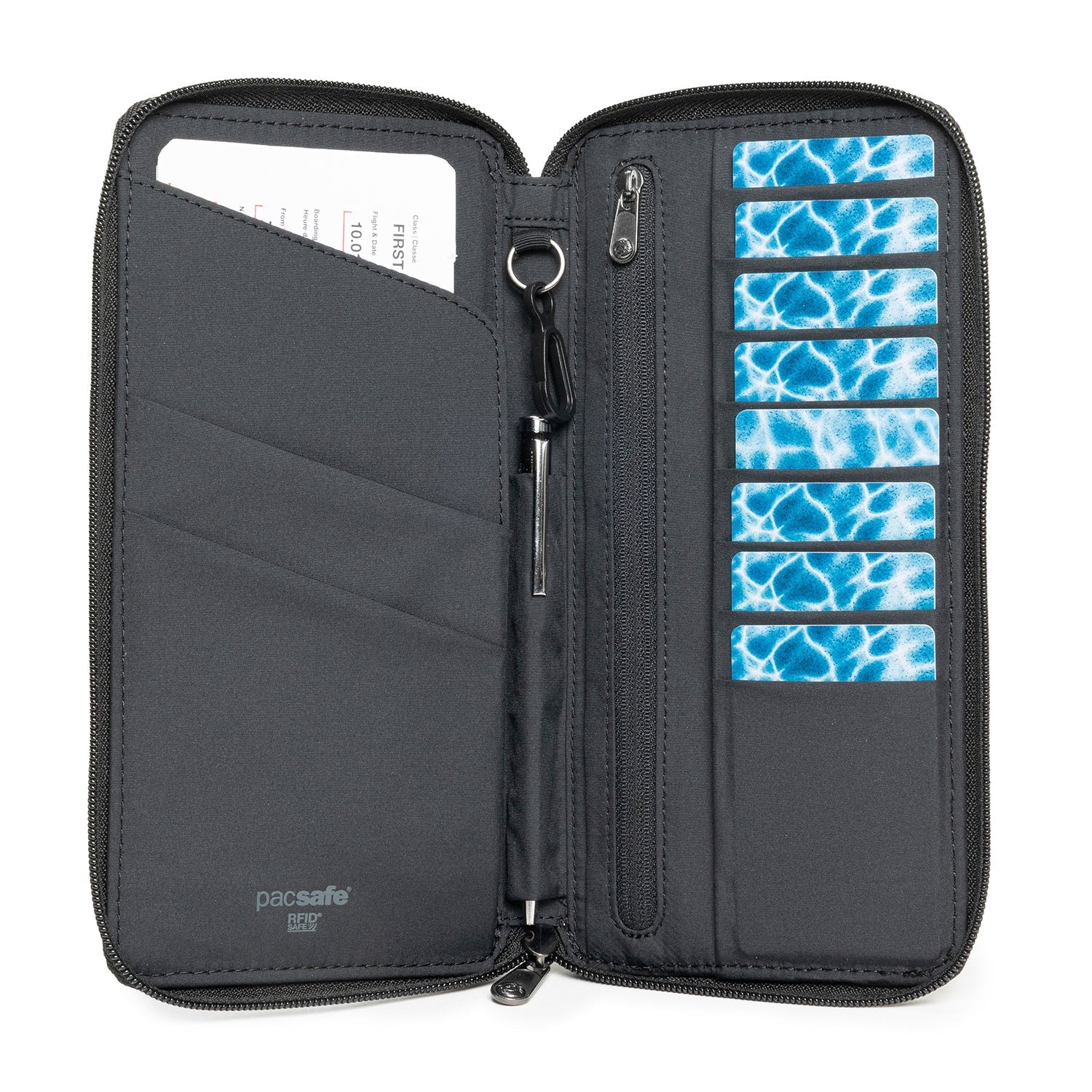 Pacsafe - RFIDsafe Travel Wallet - Black-3