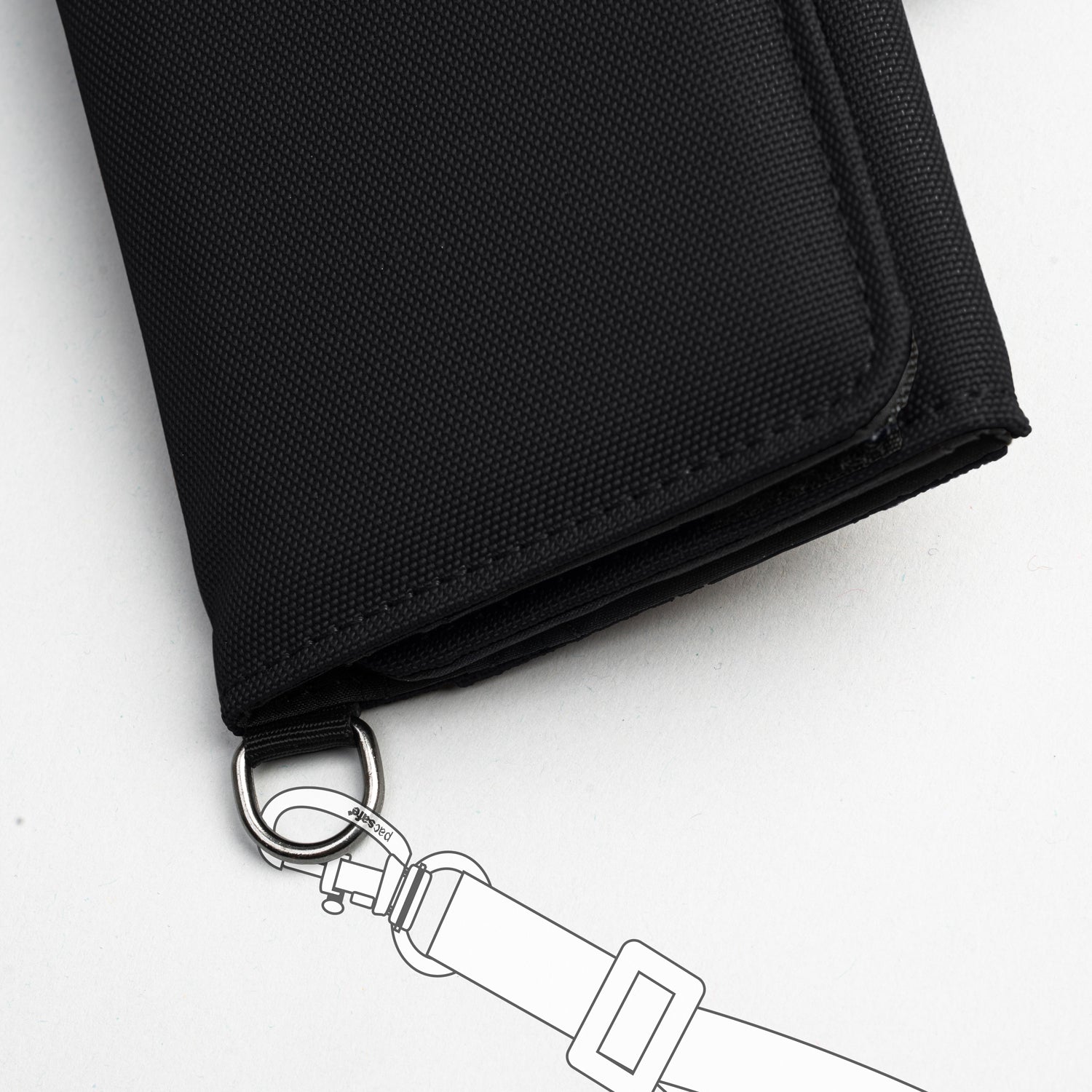 Pacsafe - RFIDsafe Trifold Wallet - Black-4
