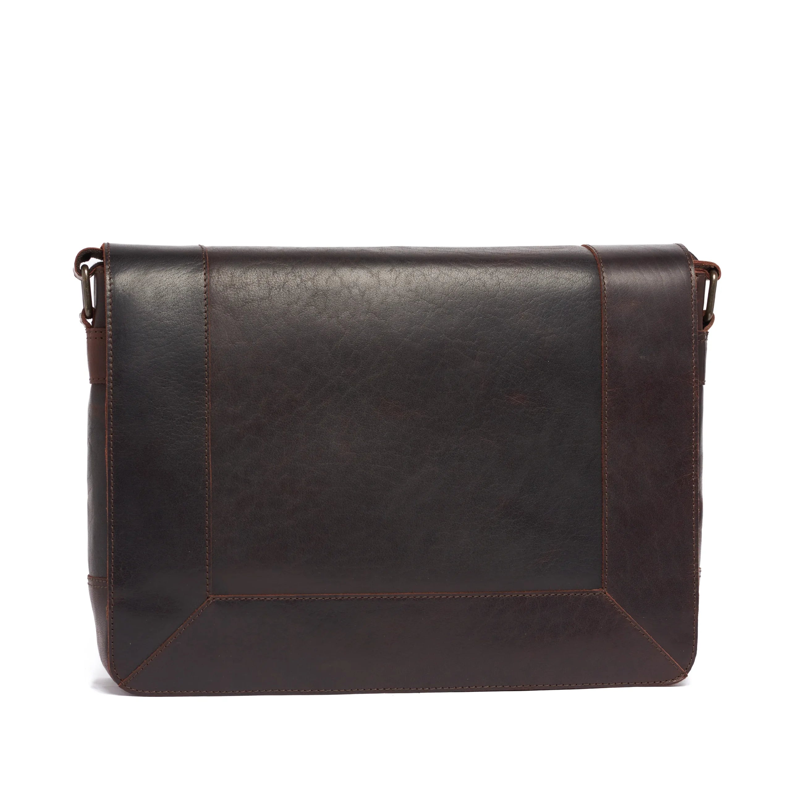 Oran - RH-1303 Codi Rich leather Work satched with Flap - Brown-1
