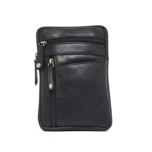 Oran - RH-2360 Mens Belt Bag with Cross Body Strap - Black