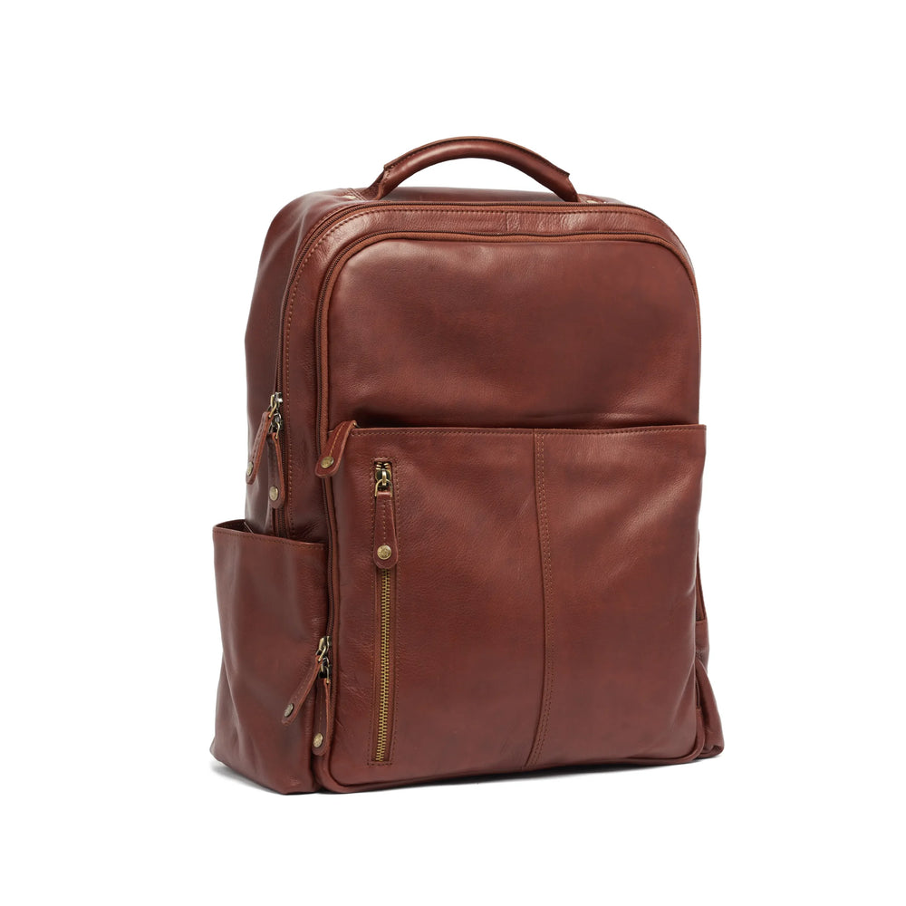 Oran - RH-2364 Xlg Leather Work-Travel Backpack - Brandy