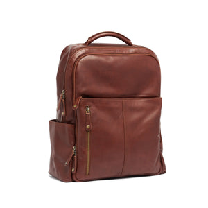 Oran - RH-2364 Xlg Leather Work-Travel Backpack - Brandy