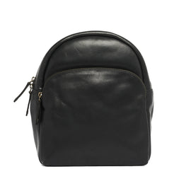 Oran - RH-2368 Small Rounder leather backpack - Black