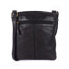 Oran - RH-2628 Leeds Leather side sling bag - Black - 0