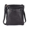 Oran - RH-2628 Leeds Leather side sling bag - Black
