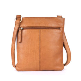 Oran - RH-2628 Leeds Leather side sling bag - Brown