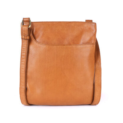 Oran - RH-2628 Leeds Leather side sling bag - Brown