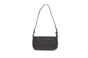 Oran - RH-442 Cecile Small Leather Shoulder Bag - Black