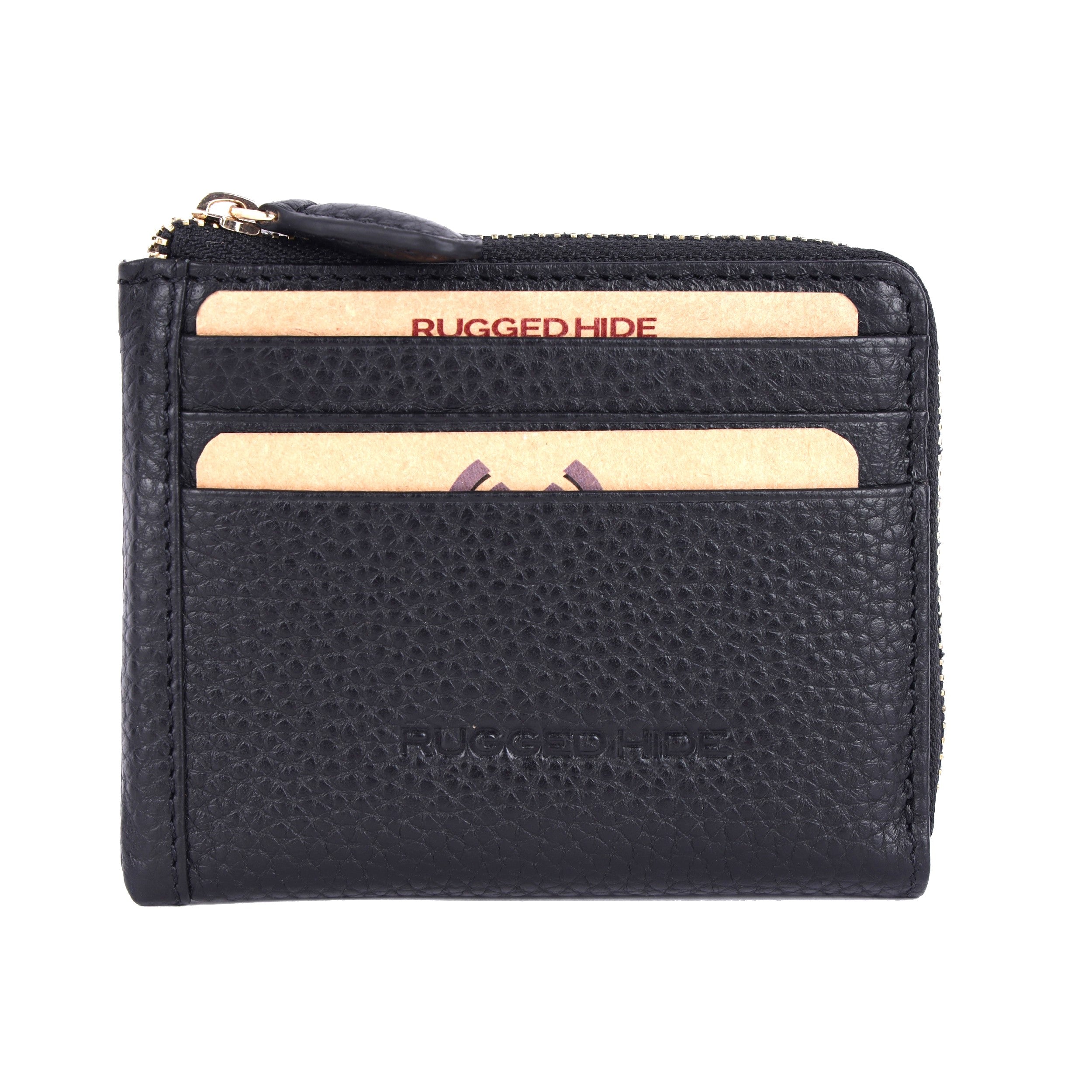 Oran - RH-4834 Augusta Zip around Coin and card wallet - Dark Tan