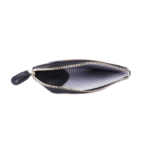 Oran - RH-4834 Augusta Zip Around Coin and Card Wallet - Black