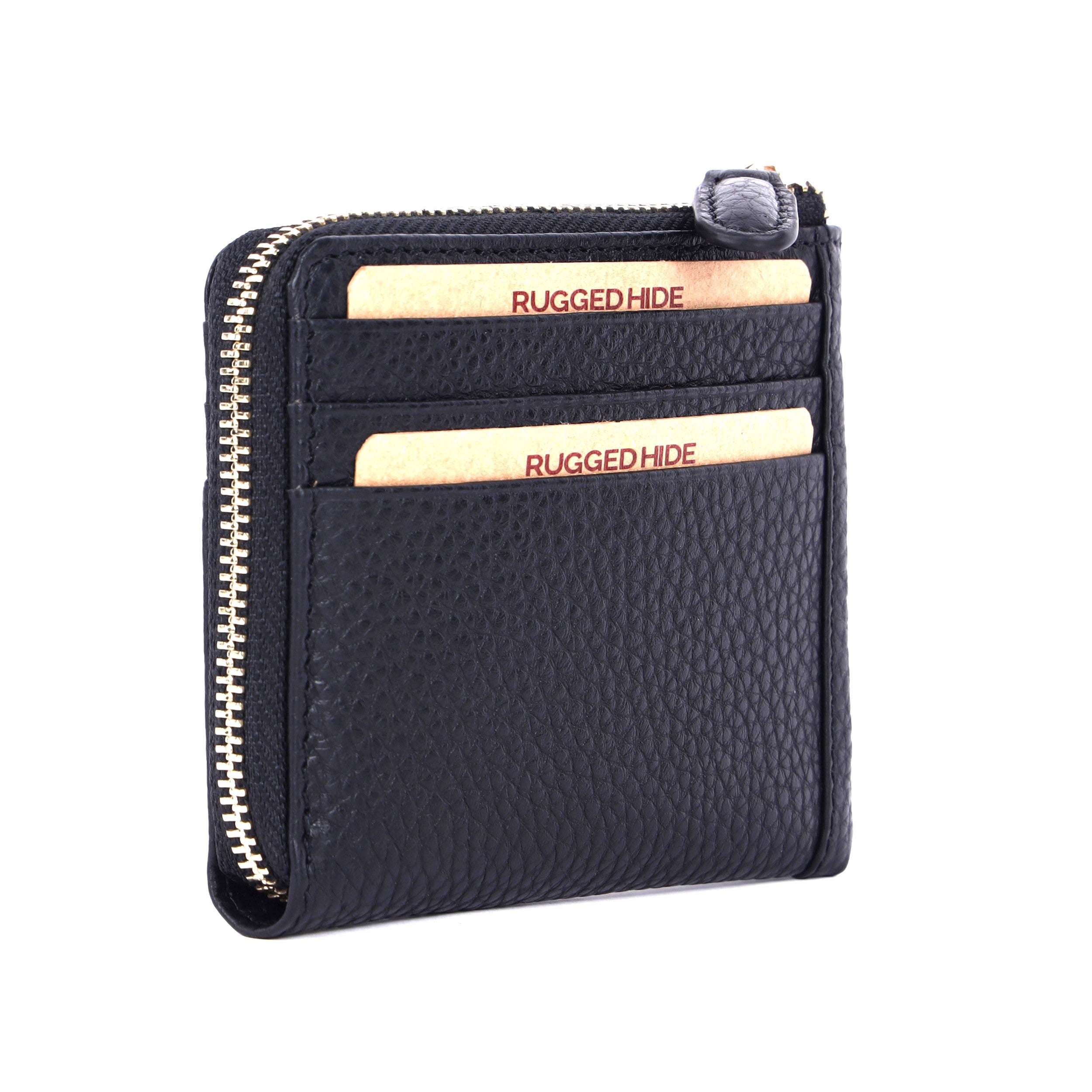 Oran - RH-4834 Augusta Zip around Coin and card wallet - Dark Tan