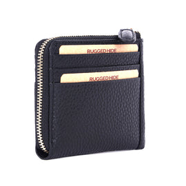 Oran - RH-4834 Augusta Zip around Coin and card wallet - Dark Tan - 0