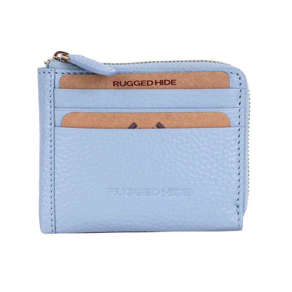 Oran - RH-4834 Augusta Zip Around Coin and Card Wallet - Powder Blue