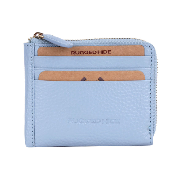 Oran - RH-4834 Augusta Zip Around Coin and Card Wallet - Powder Blue