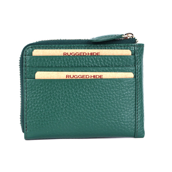 Oran - RH-4834 Augusta Zip Around Coin and Card Wallet - Green
