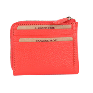 Oran - RH-4834 Augusta Zip Around Coin and Card Wallet - Mandarin