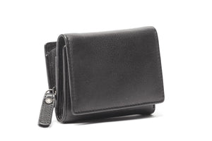 Oran - RH485 Vikky Small RFID Leather Wallet W Coin Section - Navy