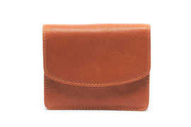 Oran - RH-528 Valerie Flap over card and coin wallet - Tan