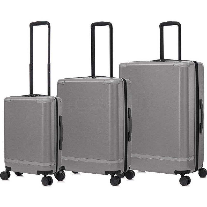 Qantas - QF250 ROME Set of 3 Premium Suitcases (56-66-76cm) - Charcoal