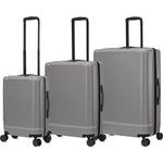 Qantas - QF250 ROME Set of 3 Premium Suitcases (56-66-76cm) - Charcoal