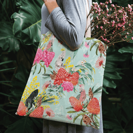 Shopping Tote - Native Birds - 0