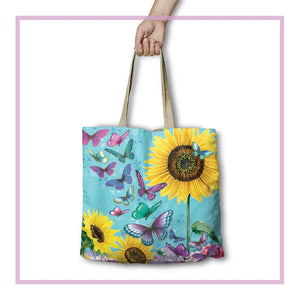 Shopping Tote - Sunny Butterflies