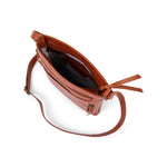Verona - RVSB-001 Sling leather sidebag - Walnut