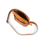 Verona - RVSB-002 Unisex Leather side bag - Tan