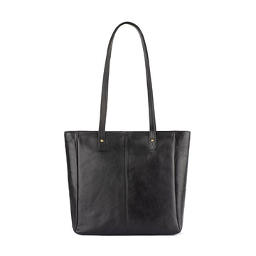 Verona - RVTB0015 Leather Tote - Black