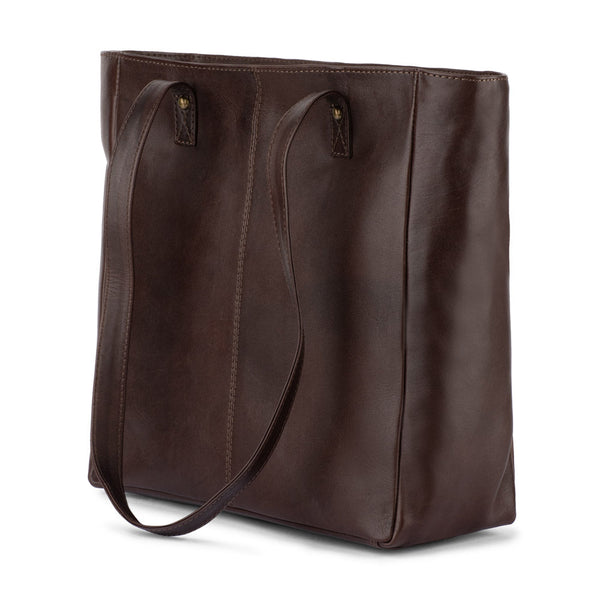 Verona - RVTB0015 Leather Tote - Brown