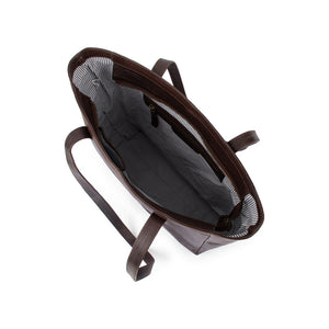 Verona - RVTB0015 Leather Tote - Brown