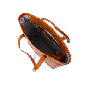Verona - RVTB0015 Leather Tote - Tan