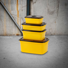 Rugged Xtreme RX11L160 Yellow/Black 4 piece crib box set - 0