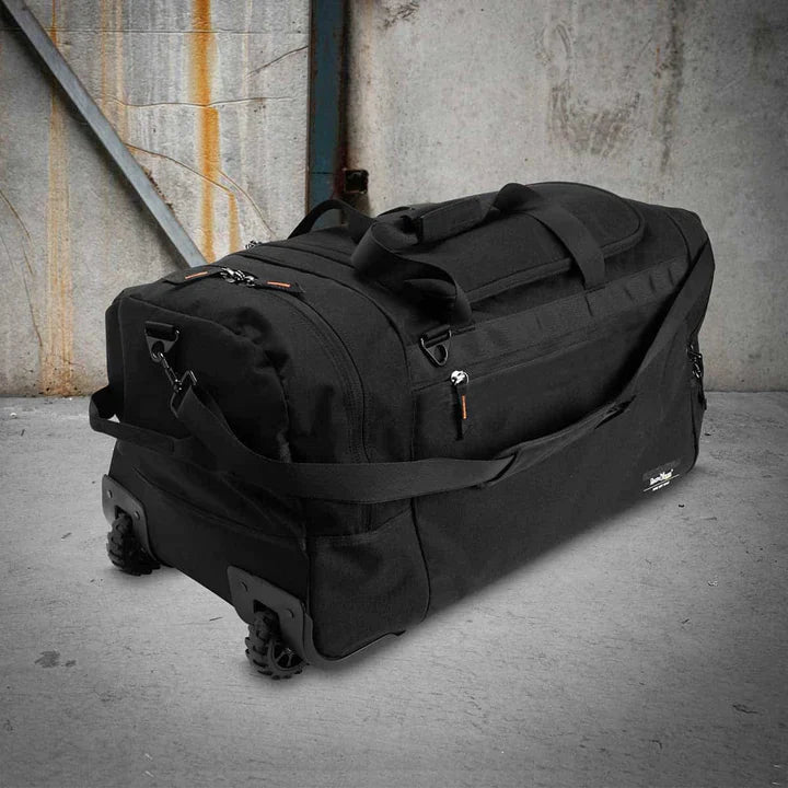 Rugged Extreme - RXES05C218WBK 80cm Wheeled 90L Gear bag - Black-3
